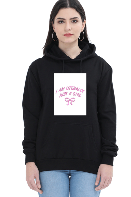 Just a Girl Hoodie